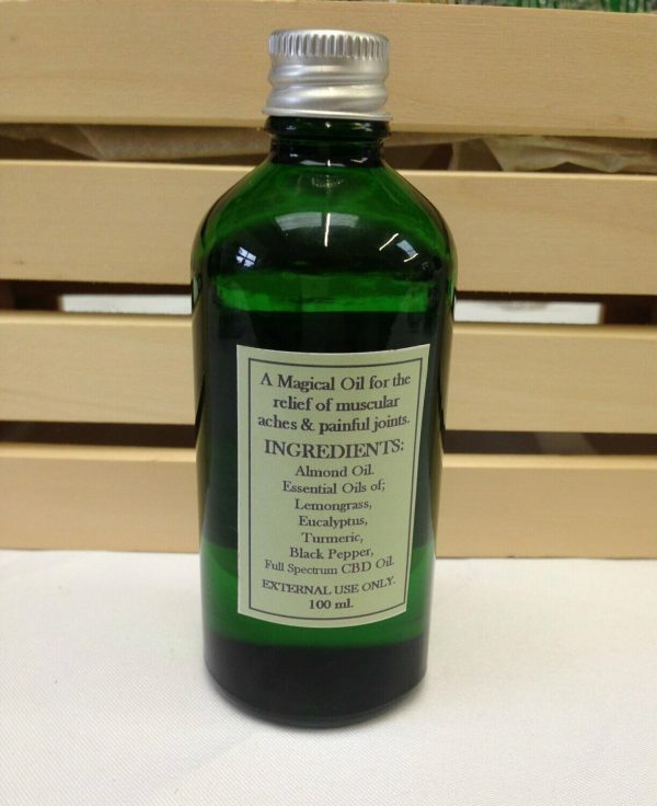 RiverWitch Apothecary: Muscular Aches & Painful Joints Oil Ingredients