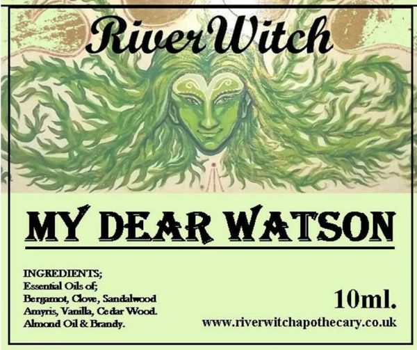RiverWitch Apothecary: My Dear Watson Perfume Oil Ingredients