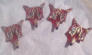 RiverWitch Apothecary Gift: Red Fox Brooch
