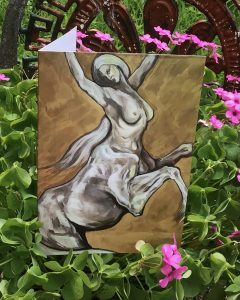 RiverWitch Apothecary Greeting Card: Horse Goddess
